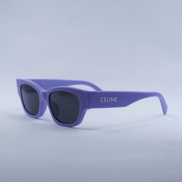 ?️ New Celine CL40197U 78A Sunglasses - Shiny Lilac Frame, Smoke Lenses main image 11